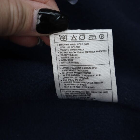 Nike Jacket Mens L Blue Long Sleeve Zipper Pockets High Neck Full Zipper - Picture 3 of 16